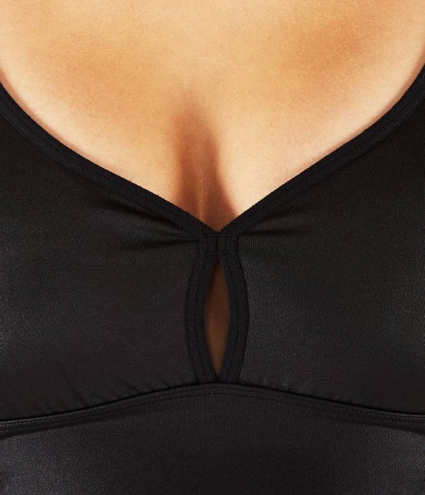 Manduka Yoga-Oberteil PERFECT BRALETTE BLACK SHEEN schwarz-schimmernd für Frauen 2