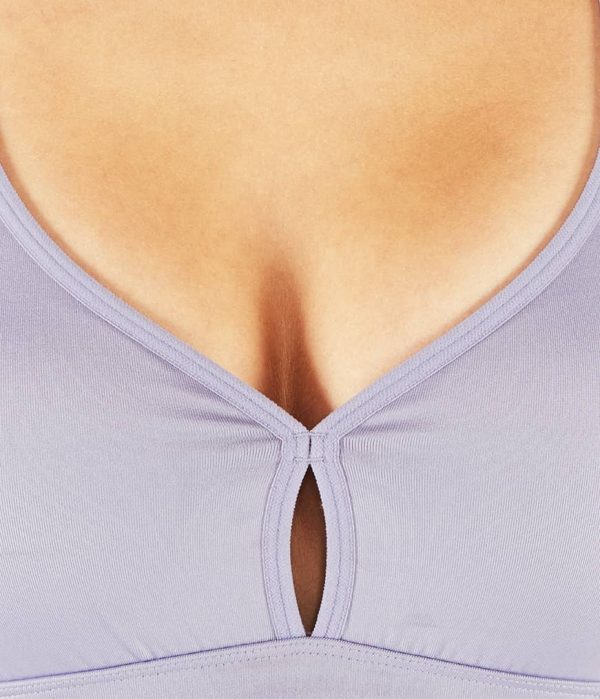 Manduka Yoga-Oberteil PERFECT BRALETTE LAVENDER SHEEN lavendel-schimmernd für Frauen 2
