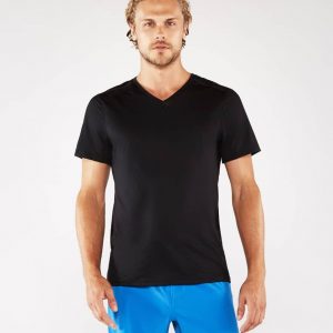 Manduka Yoga-Shirt MINIMALIST TEE 2.0 BLACK schwarz für Männer 1