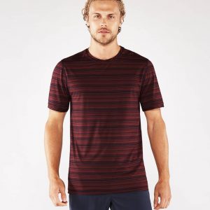 Manduka Yoga-Shirt CROSS TRAIN TEE PORT/MIDNIGHT rot-blau für Männer 1